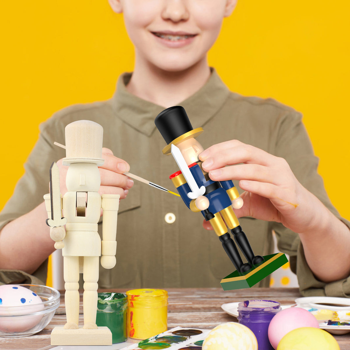 Unfinished Wooden Nutcracker Doll N901702