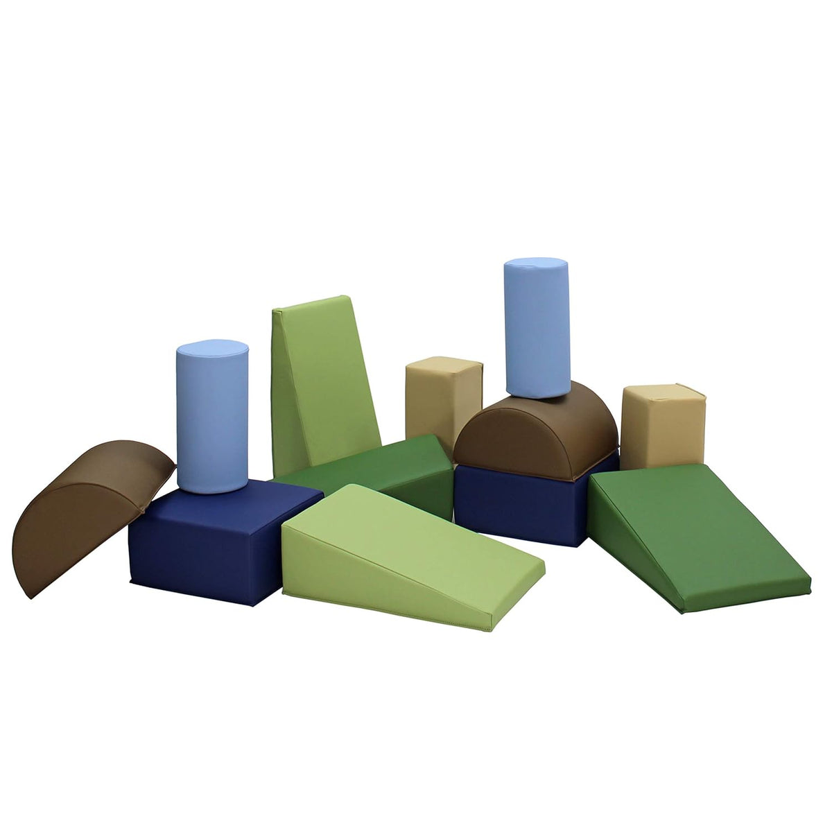 12-Piece Soft Foam Building Block Set O8009