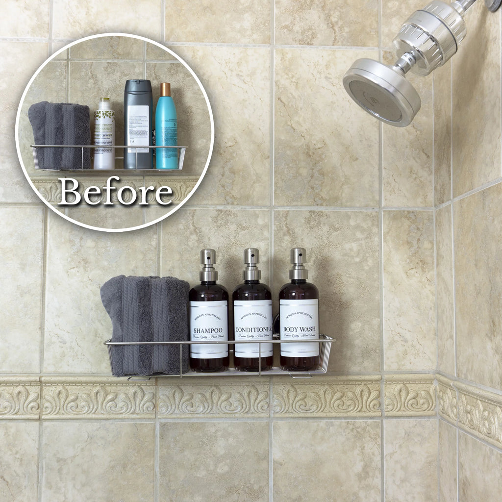 Refillable Body Wash, Shampoo and Conditioner Bottles 16 oz 3 Pack M749678