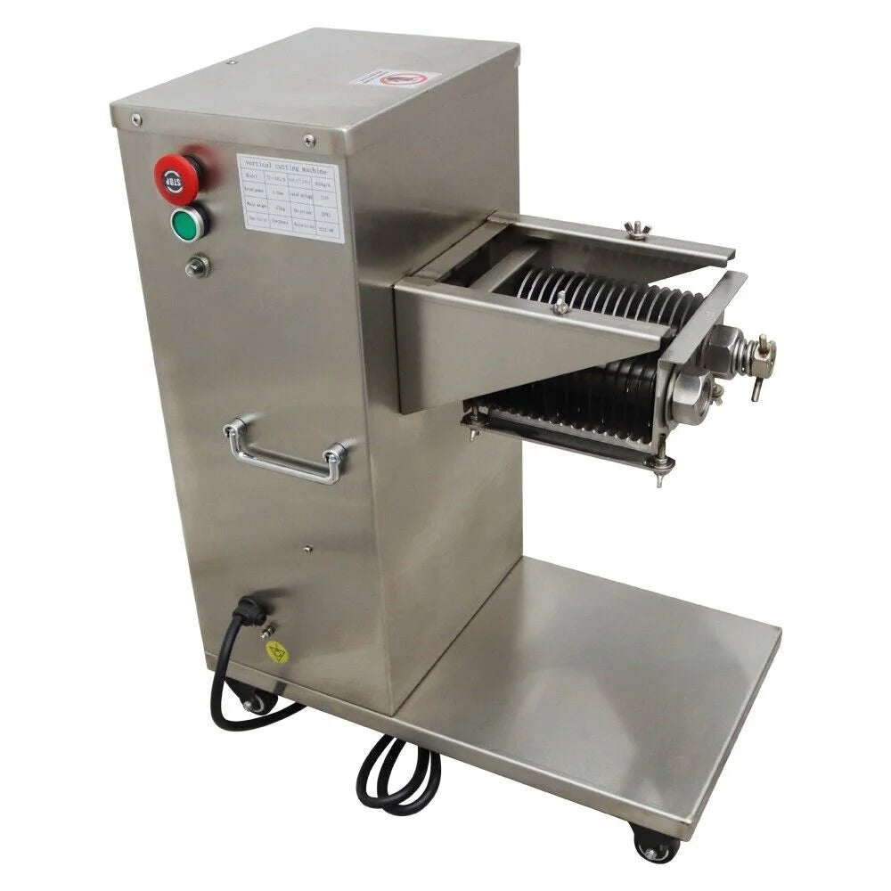Meat Cutter Steak Vegetable Slicer with 8mm Knife Set Stainless Steel W77374