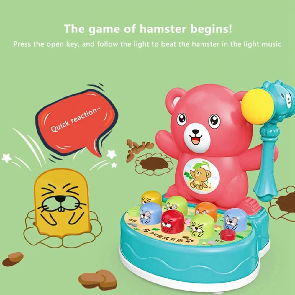 Whack A Mole Toy with 2 Soft Hammers C25560