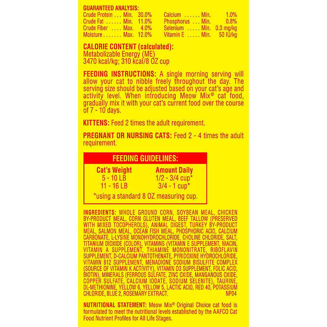 Cat Food B498