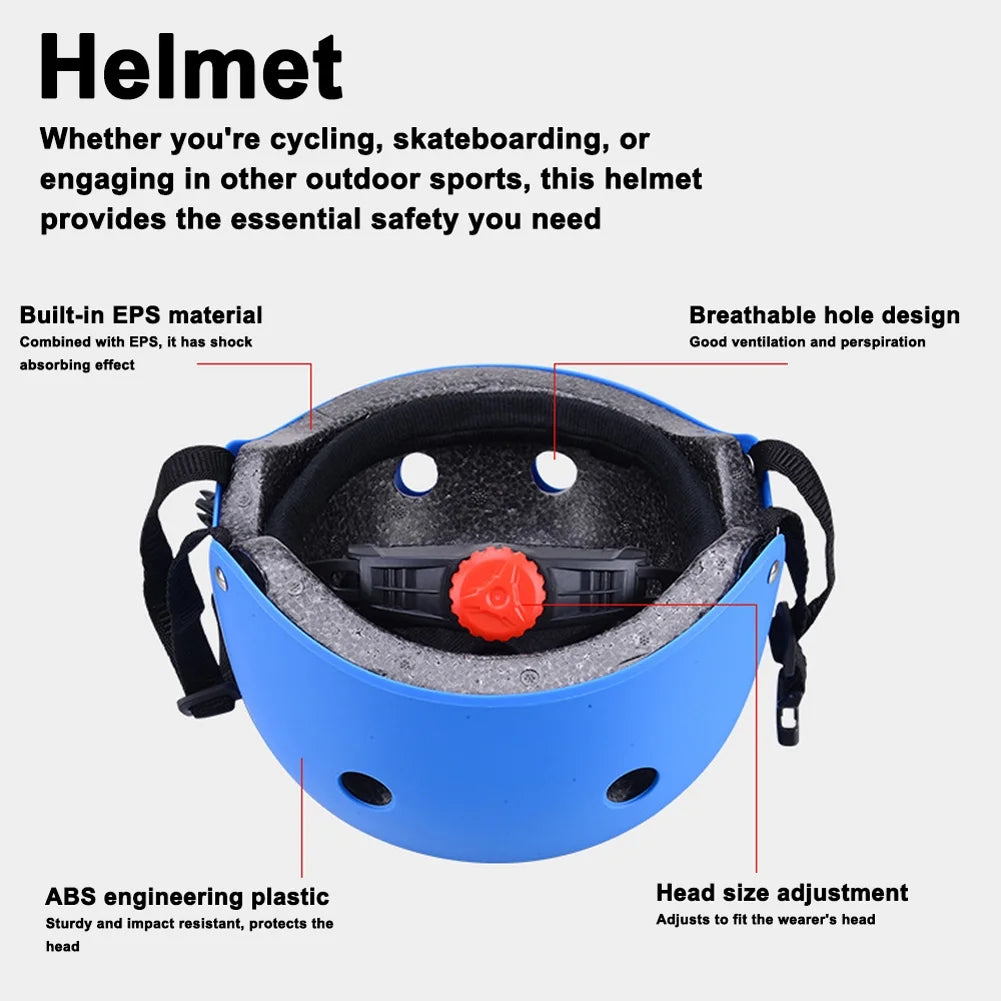 Adjustable Safety Helmet for Cycling and Skating E997442