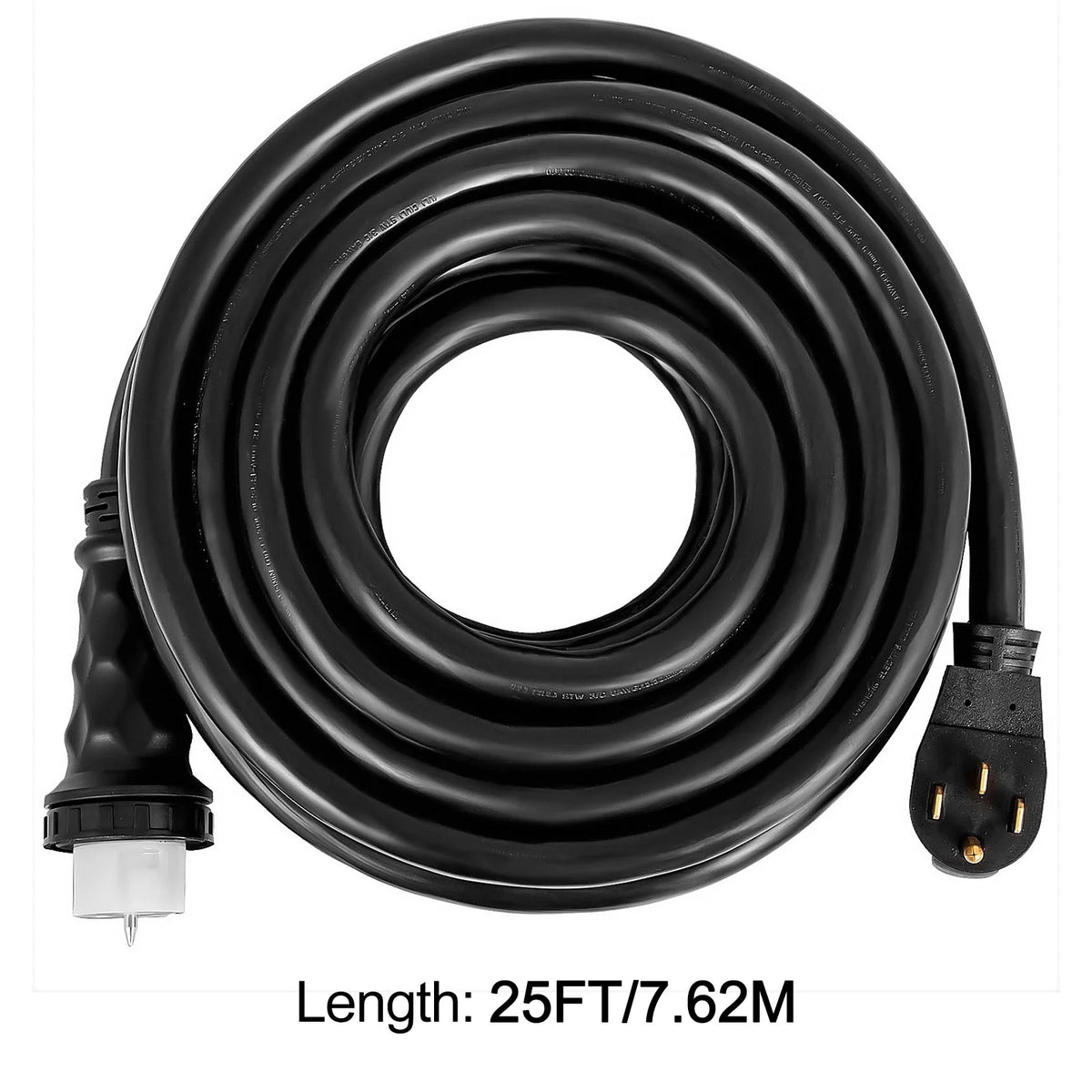 25FT Generator Power Cord 50-Amp 125/250-volt 14-50P to CS6364 Locking Connector T376