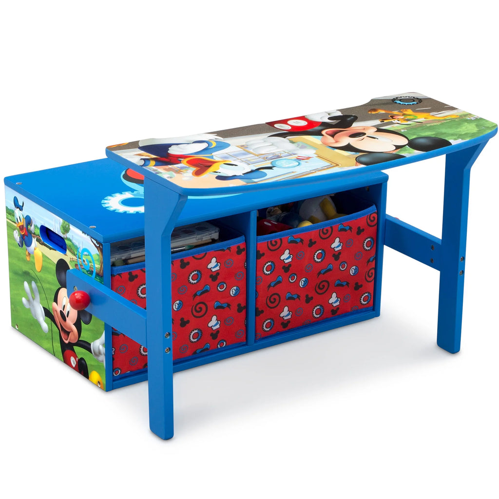 Blue 2-in-1 Activity Bench and Desk W40077
