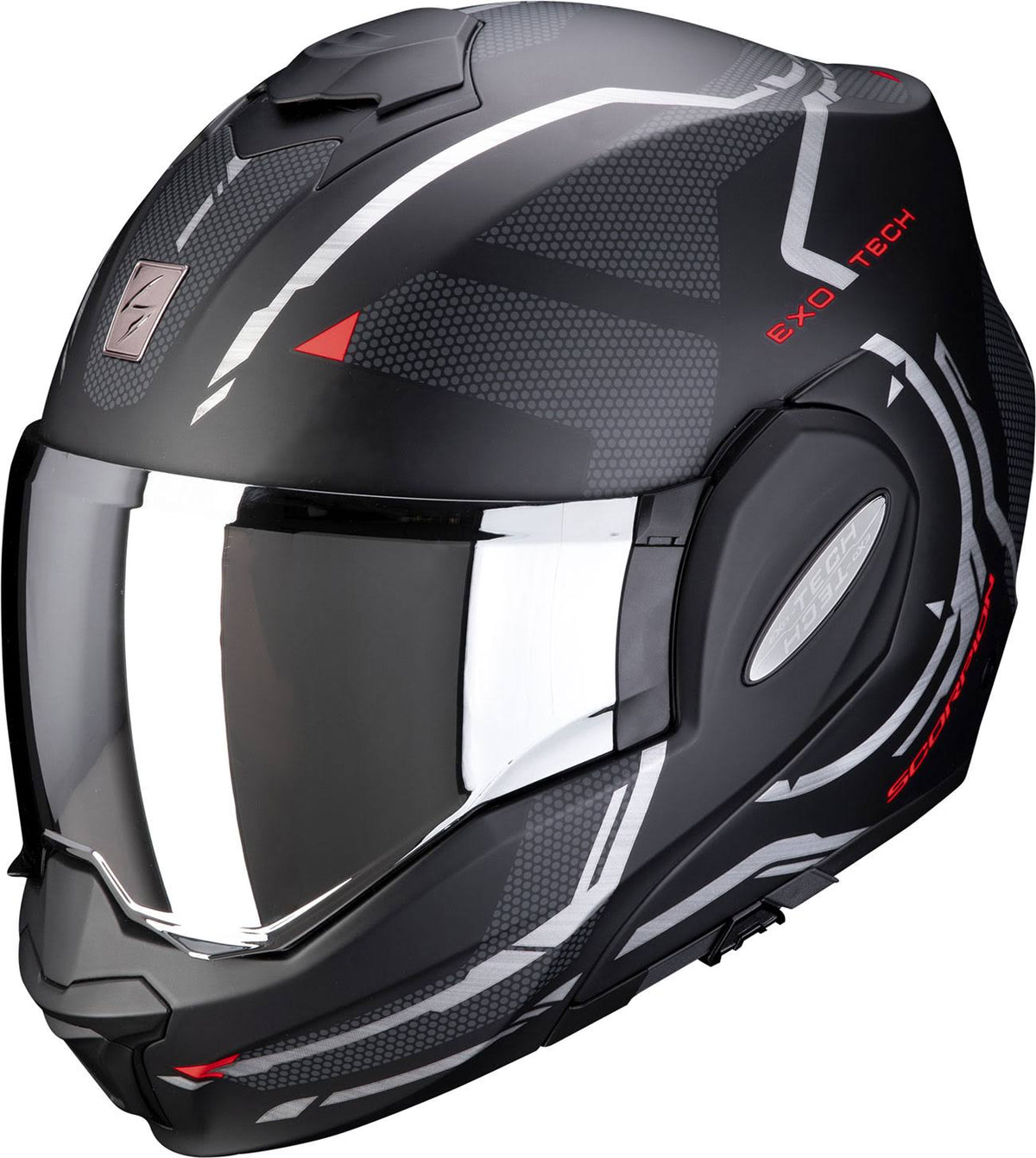 Matt Black / Red Exo-Tech Helmet Size XXL P47591
