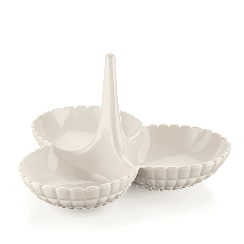 Milk white Hors d’oeuvres dish R127987