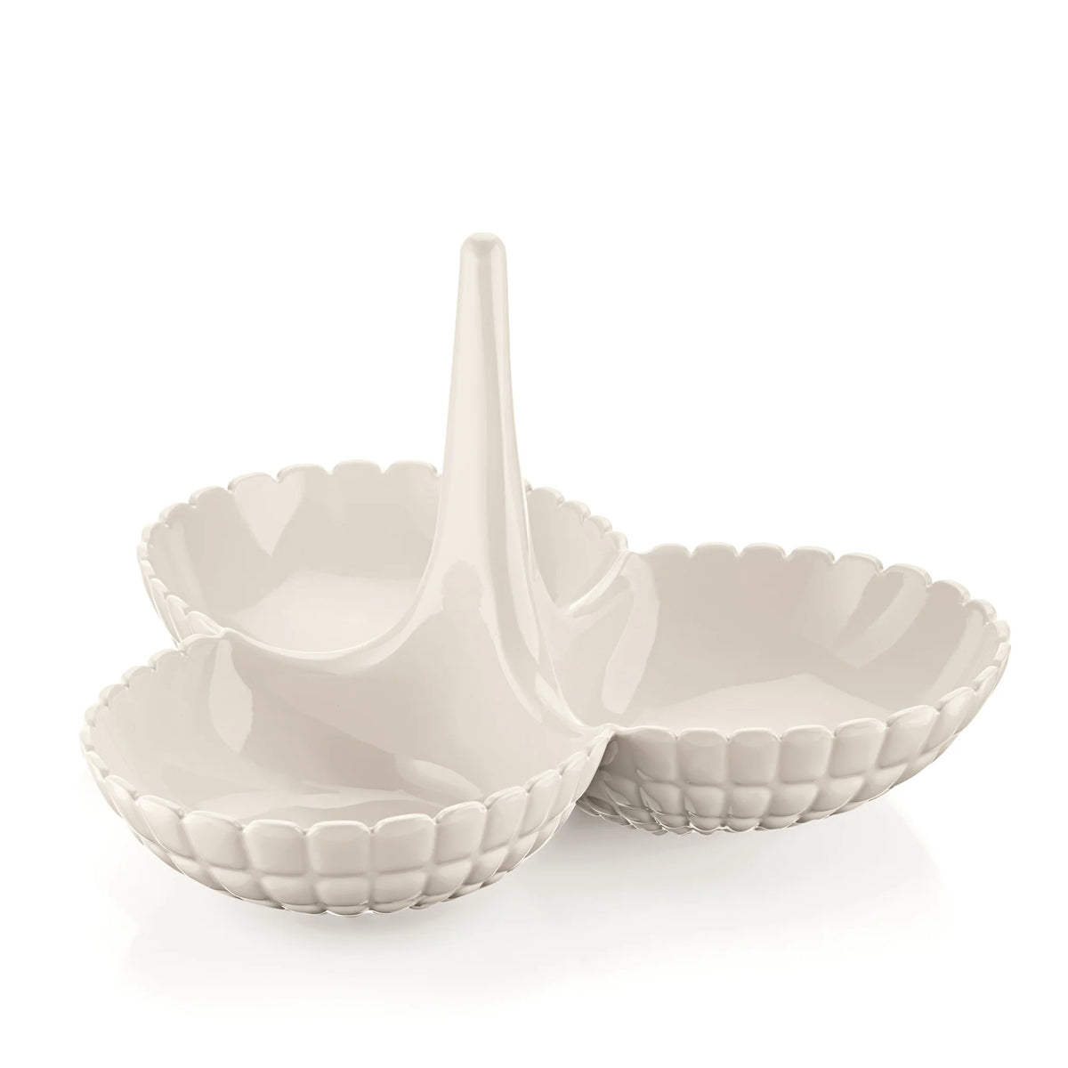 Milk white Hors d’oeuvres dish R127987