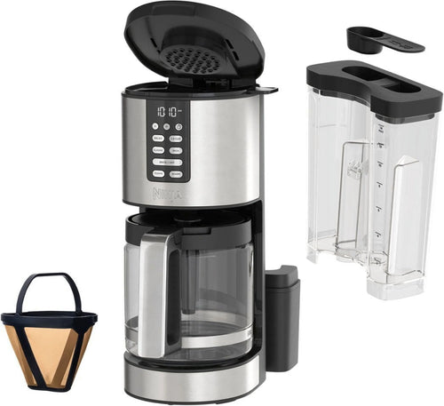 14-Cup Programmable Coffee Maker with Glass Carafe and Permanent Filter F862409