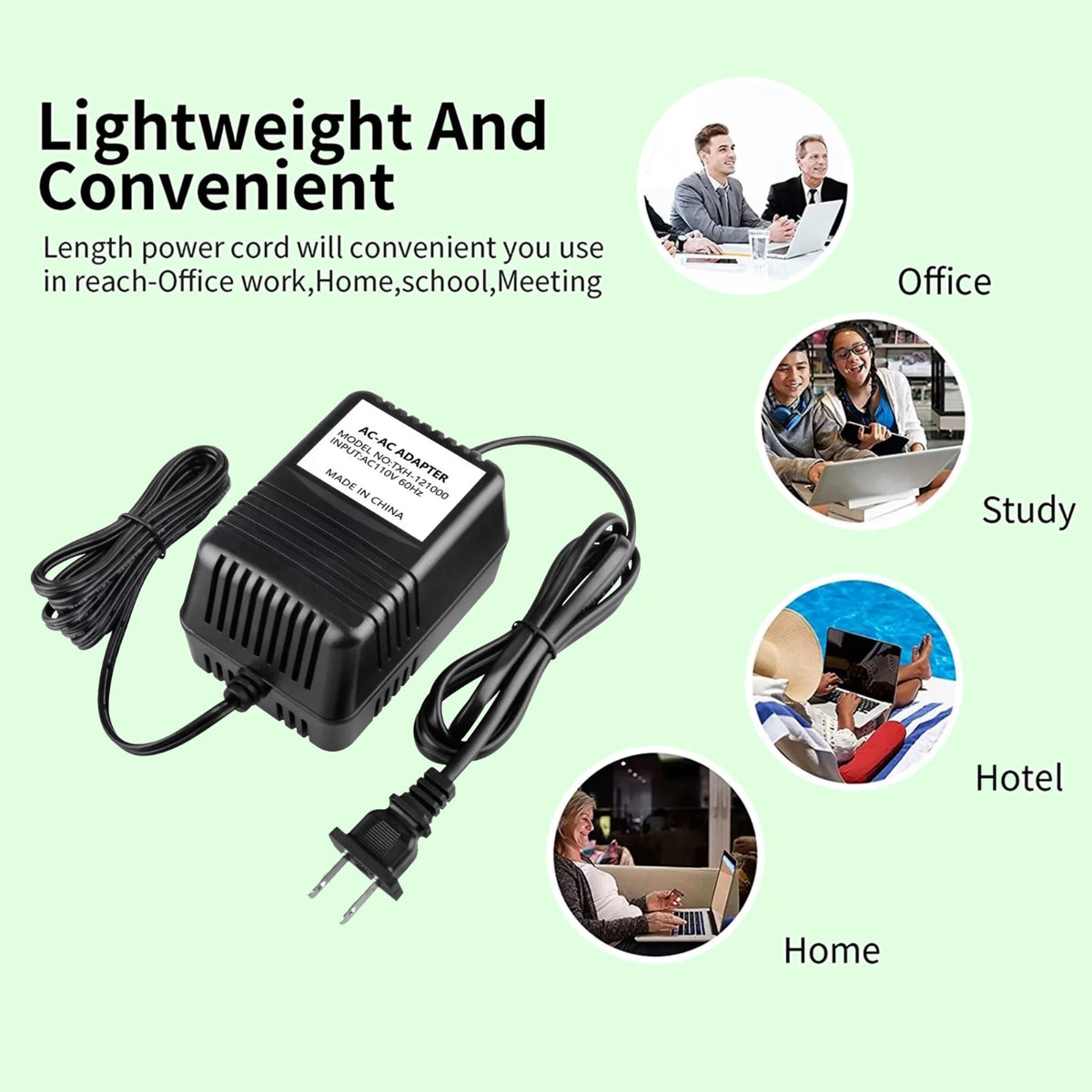 9V 2A AC-AC Adapter Charger Y80922