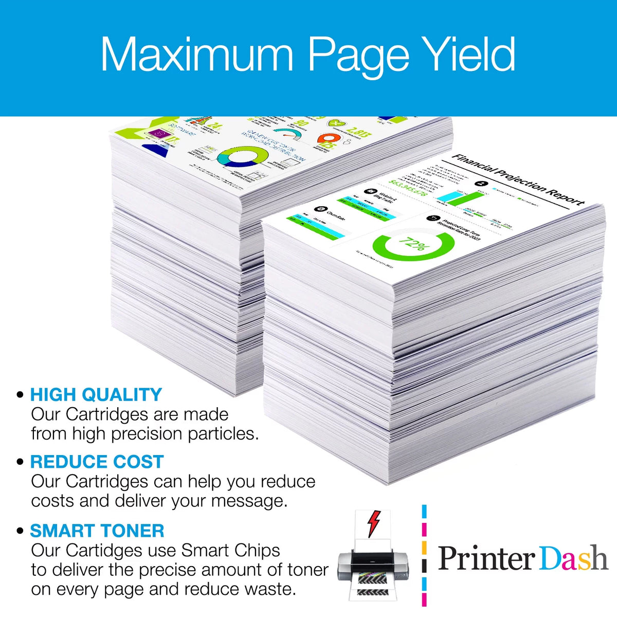 Replacement Inkjet Combo Pack 3-Black/2-Color T35012
