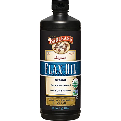 Organic Flaxseed Oil Liquid Supplement 7,230 mg Omega-3 32 oz P786224