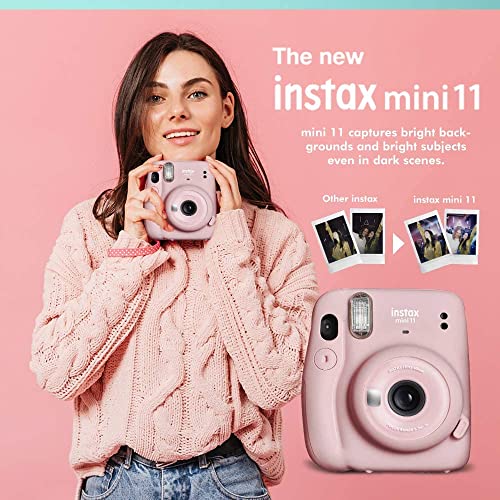 Ice White Instant Camera with Film and Accessories Bundle A63013