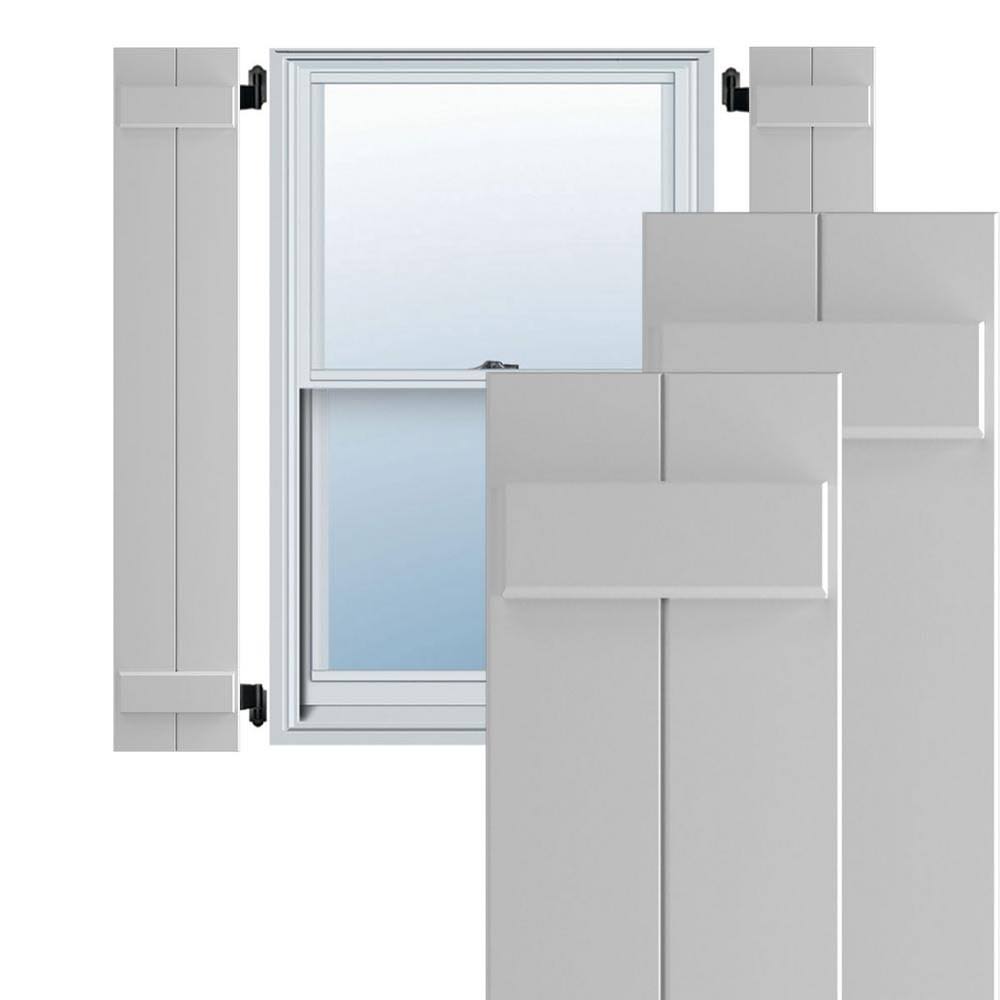 Primed Composite Board-n-Batten Shutters (Per Pair) W719011