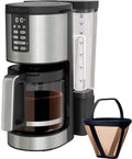 14-Cup Programmable Coffee Maker with Glass Carafe and Permanent Filter F862409