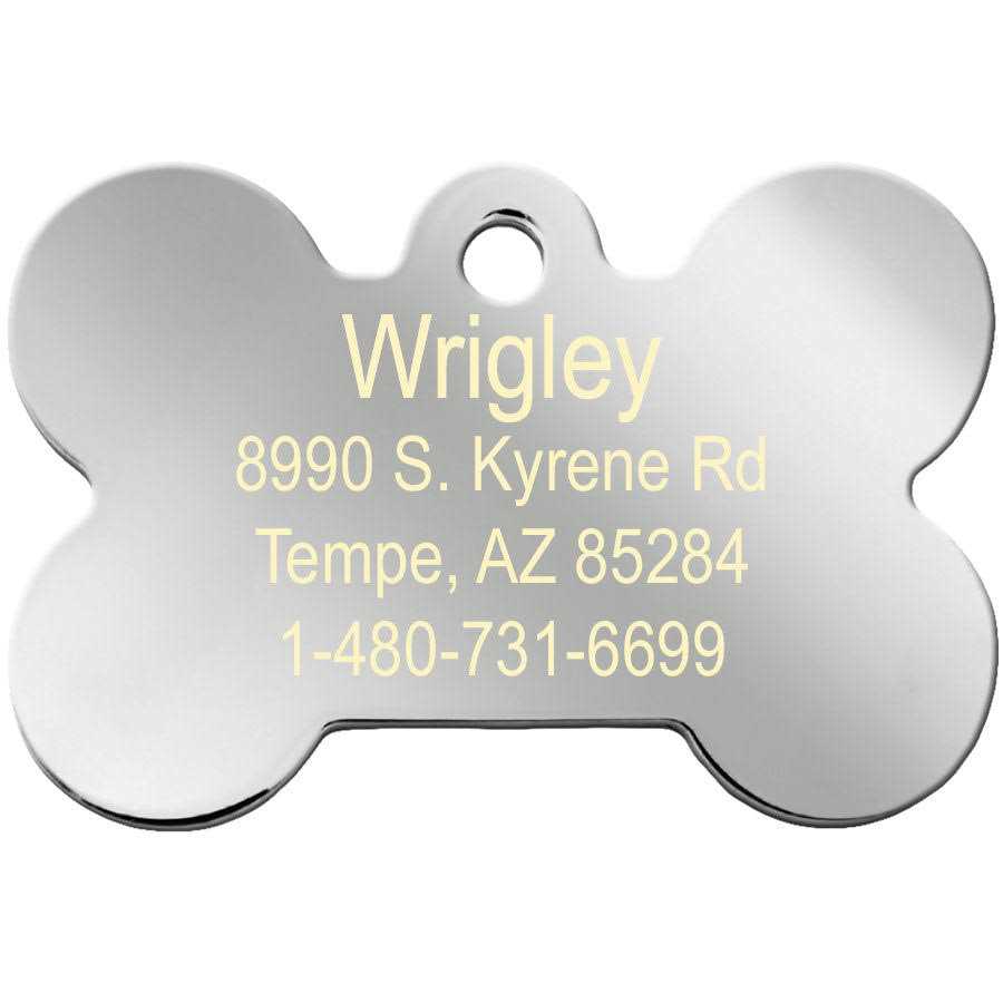 Dog Tag with Crown and Crystals Z51648