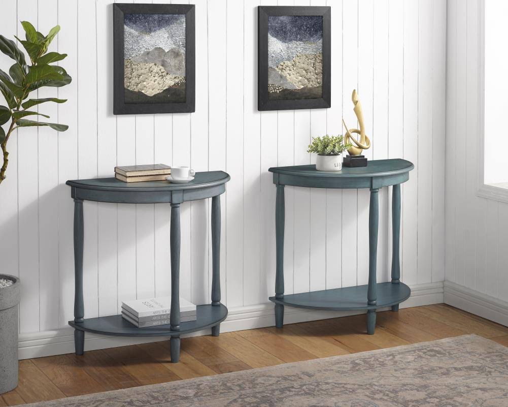 Antique Light Green Console Table P2710