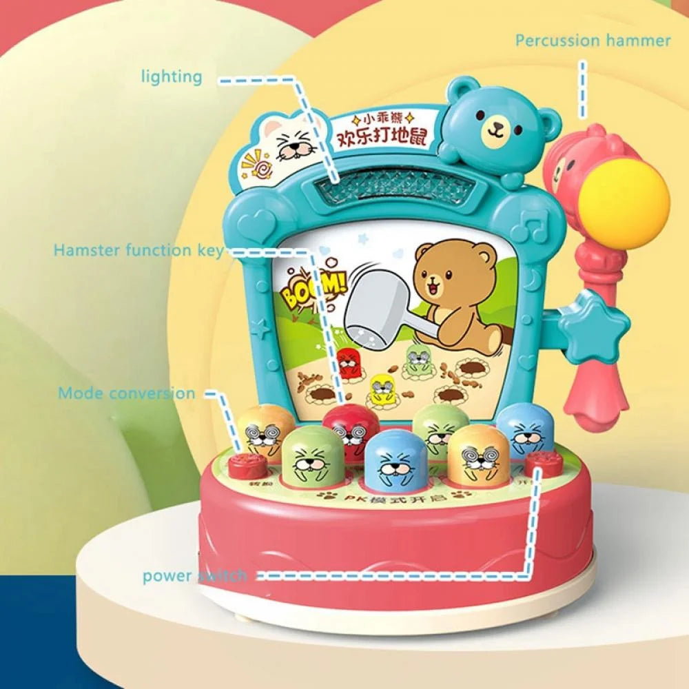 Whack A Mole Toy with 2 Soft Hammers C25560