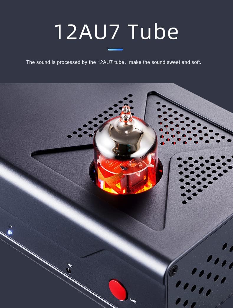 12AU7 Tube Preamplifier DAC Bluetooth 5.1 ES9018K2M Decoder V532235