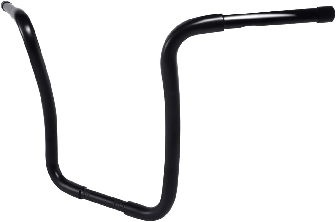 Black 18" Rise 1-1/4" Drag Bar Handlebar R2572