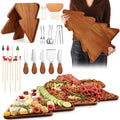 76 Pcs 24 x 16 Inch Wood Cutting Board Set J226583