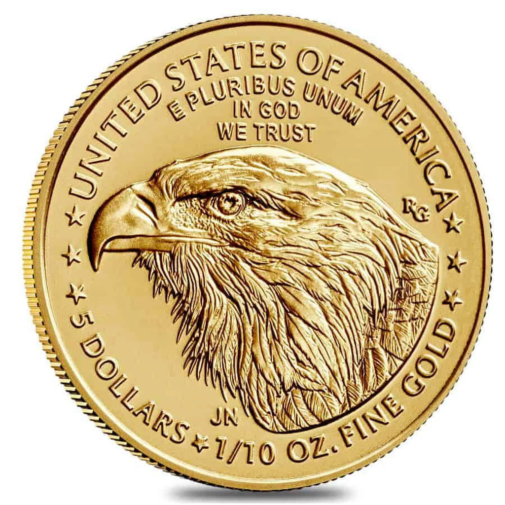 1/10 oz Gold American Eagle $5 Coin E7572