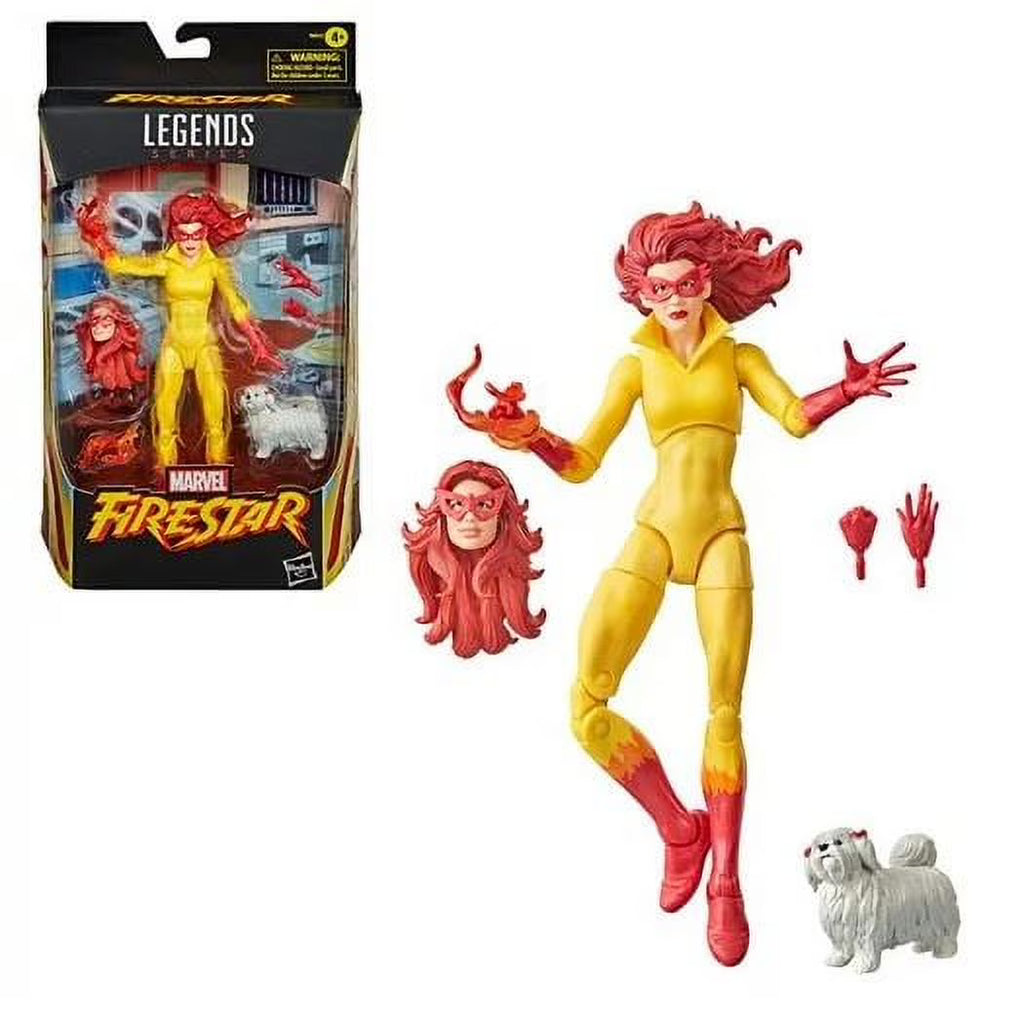 Marvel Legends Series Firestar 6" Action Figure with Ms. Lion & Accessories Q909920