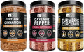 Cayenne Pepper, Ceylon Cinnamon, Turmeric Curcumin 730 Capsules P243558
