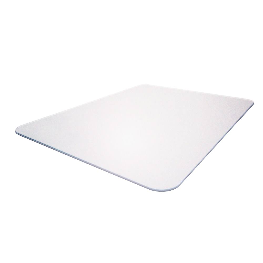 Heavy-Duty Chair Mat for Hard Floors and Carpets, 35x22W x 47x22D, Clear R972631