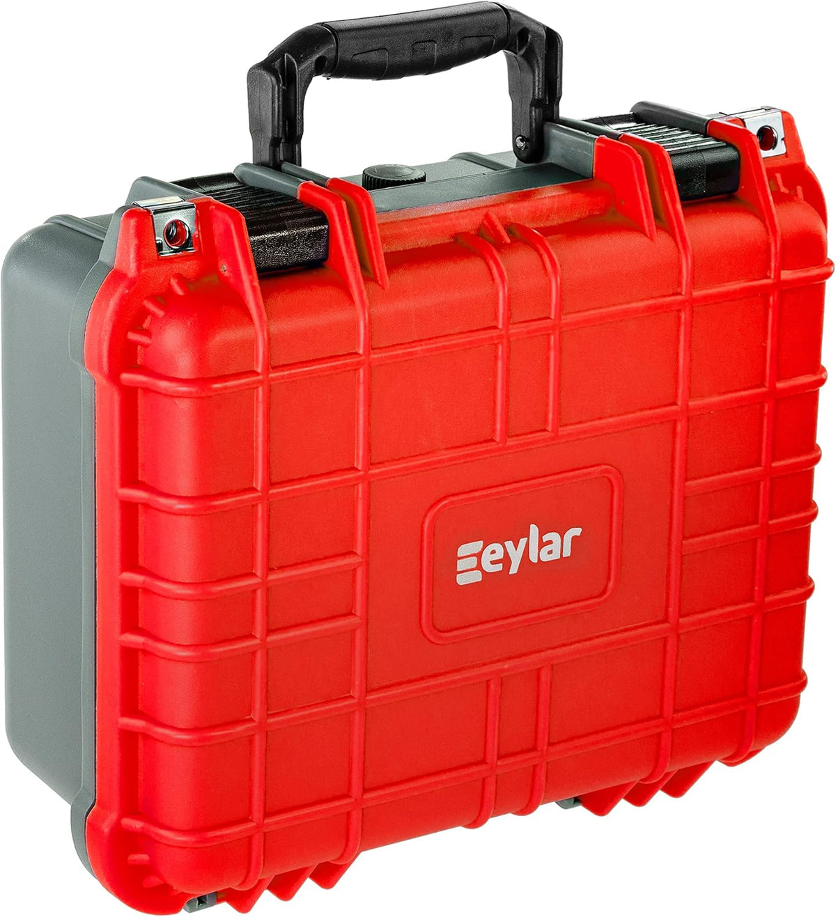 Dual Red Gray Waterproof Shockproof Camera Case Dry Box with Foam Pack of 2 U8001