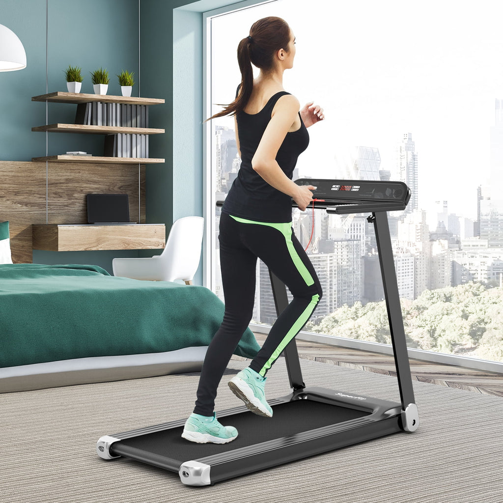 Electric Treadmill Compact Walking Running Machine I51479